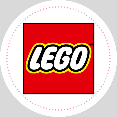 Lego Logo in circle