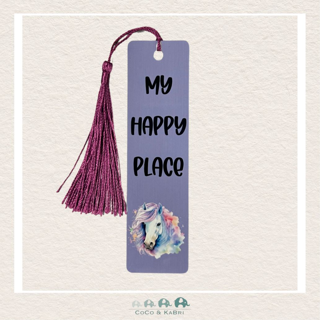 Aluminum Bookmark - My Happy Place - Unicorn, CoCo & KaBri Children's Boutique