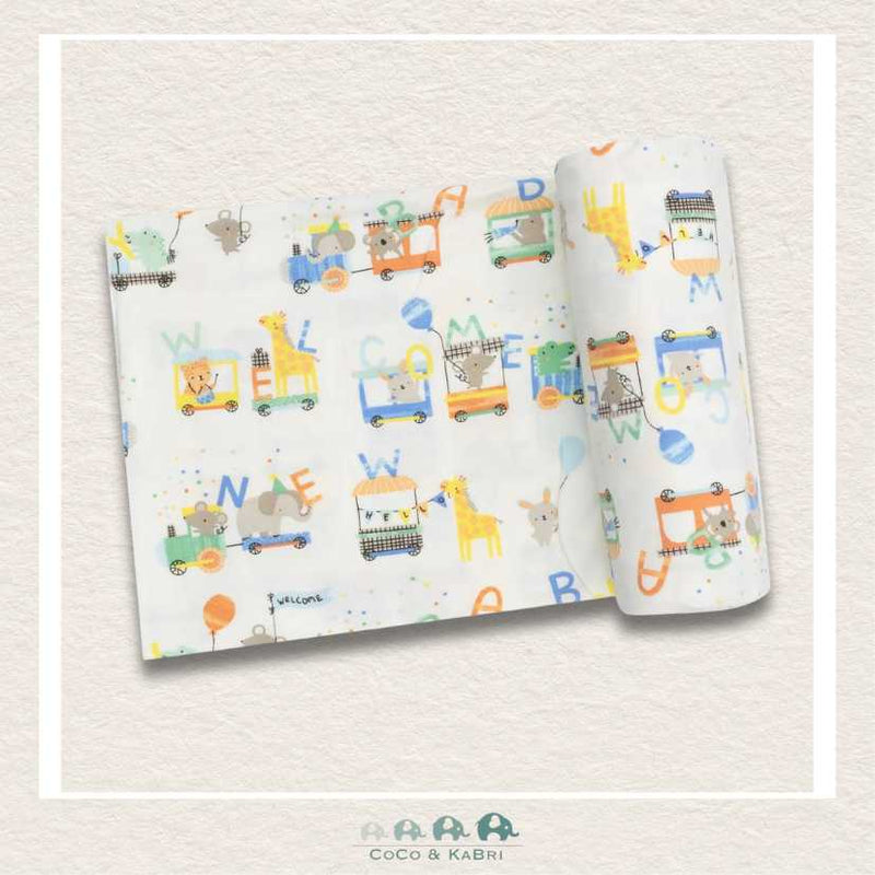 Angel Dear Animal Train - Swaddle Blanket, CoCo & KaBri Children's Boutique