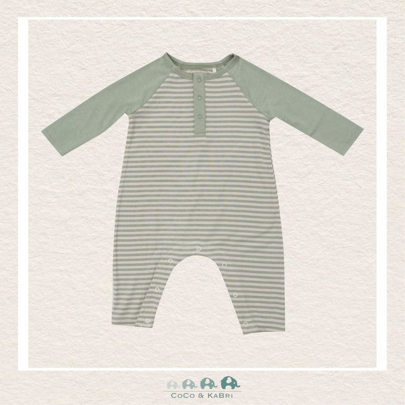 Angel Dear Bamboo Desert Sage Stripe Romper, CoCo & KaBri Children's Boutique