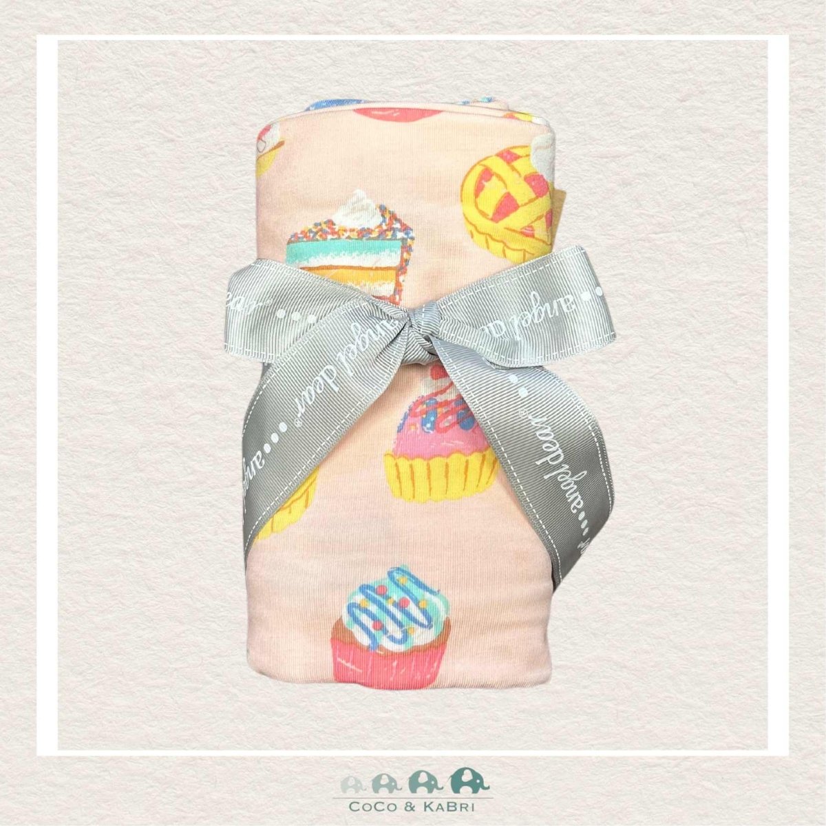 Angel Dear: Bamboo Jersey Swaddle Blanket - Cupcake, CoCo & KaBri Children's Boutique