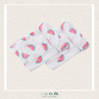 Angel Dear: Bamboo Muslin Swaddle Blanket - Watermelon, CoCo & KaBri Children's Boutique