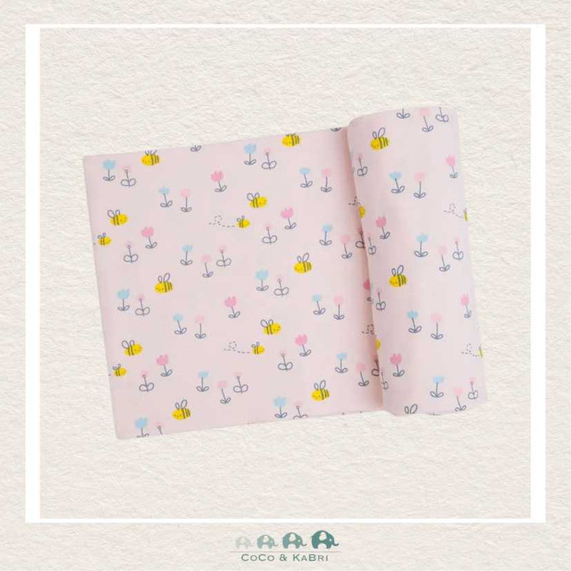 Angel Dear Little Bee Pink Swaddle Blanket, CoCo & KaBri Children's Boutique