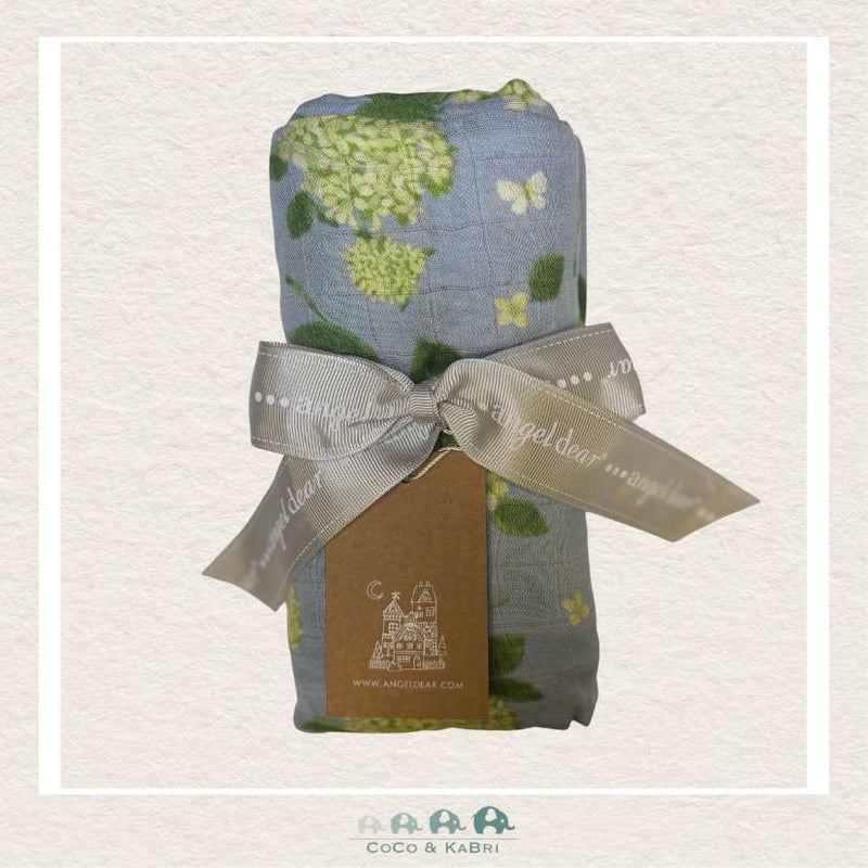 Angel Dear Muslin Swaddle Blanket - Blue Hydrangea, CoCo & KaBri Children's Boutique