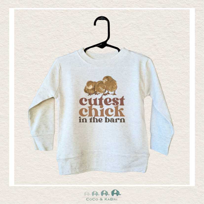 Barefoot Baby "Cutest Chick in the Barn" Long Sleeve Shirt, CoCo & KaBri Children's Boutique