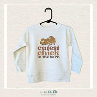 Barefoot Baby "Cutest Chick in the Barn" Long Sleeve Shirt, CoCo & KaBri Children's Boutique