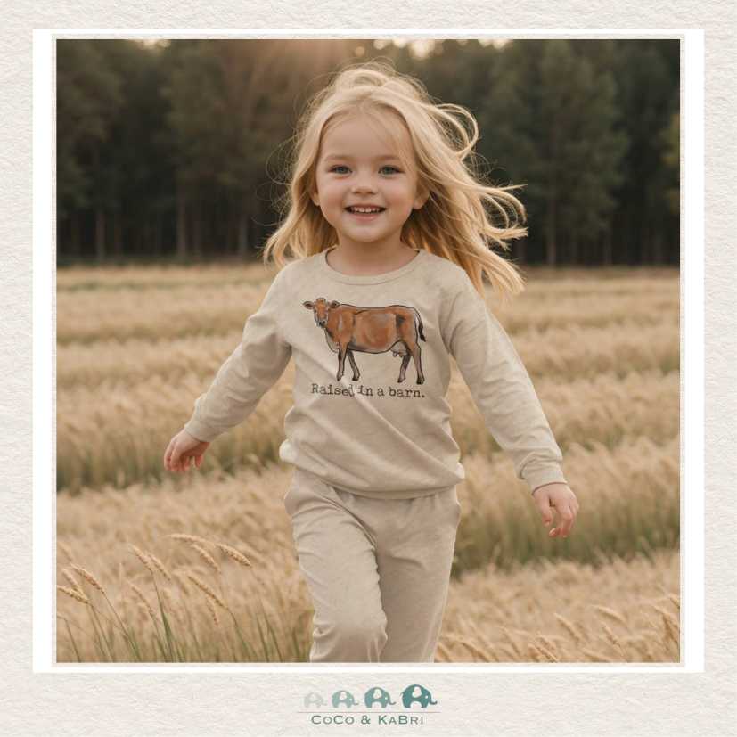 Barefoot Baby "Raised in a Barn" Long Sleeve Shirt, CoCo & KaBri Children's Boutique