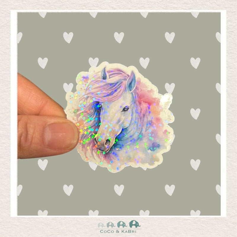 Colorful Horse Head Sticker, CoCo & KaBri Children's Boutique