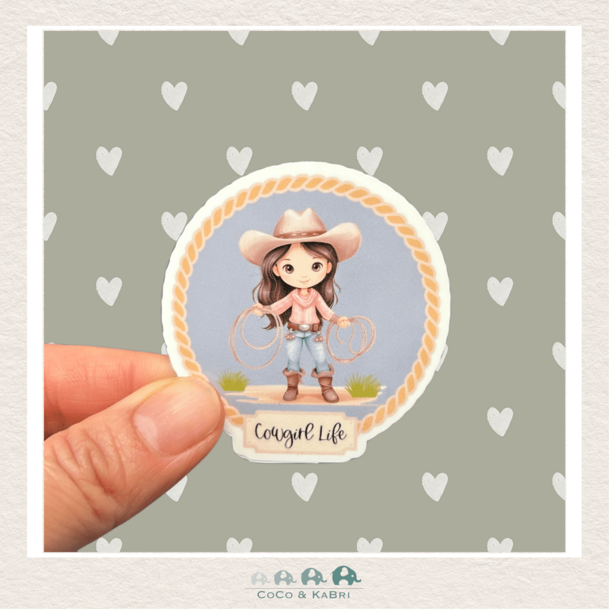 Cowgirl Life Sticker (3), CoCo & KaBri Children's Boutique