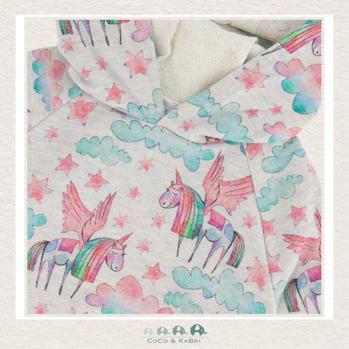 Deux Par Deux: Angel Unicorns French Terry Hoodie, CoCo & KaBri Children's Boutique