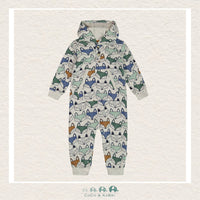 Deux Par Deux: Baby Boy Fox Fleece Hooded Jumpsuit, CoCo & KaBri Children's Boutique