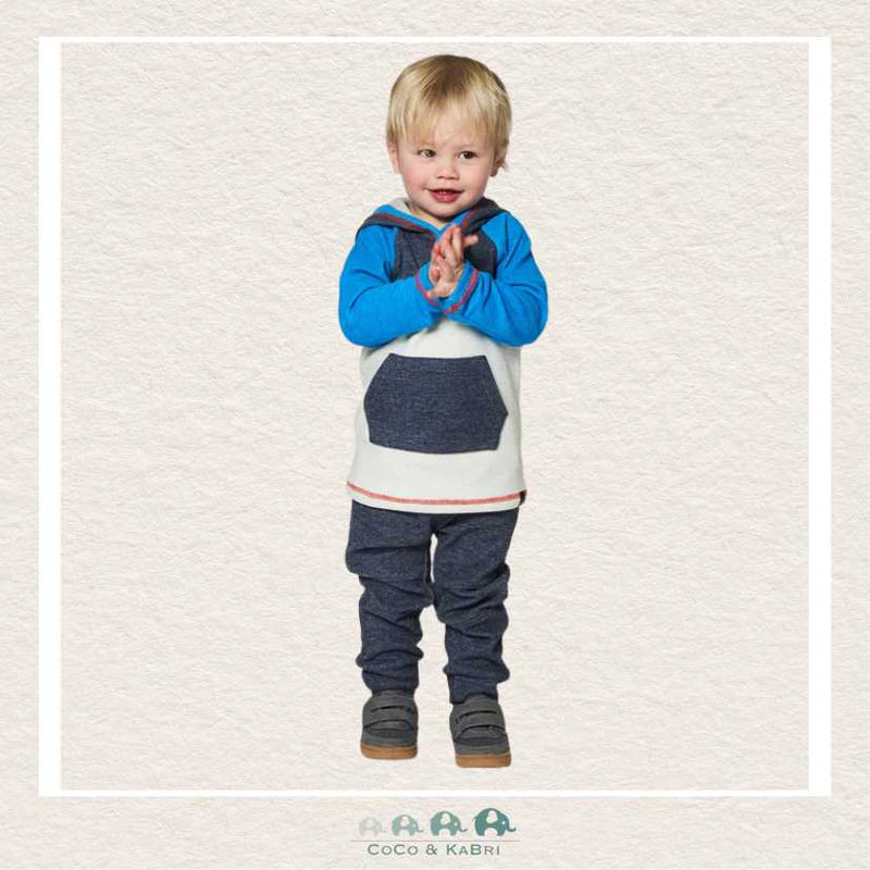 Deux Par Deux: Baby Boy Super Soft Hooded Top And Brushed Jersey Pant Set Navy, CoCo & KaBri Children's Boutique