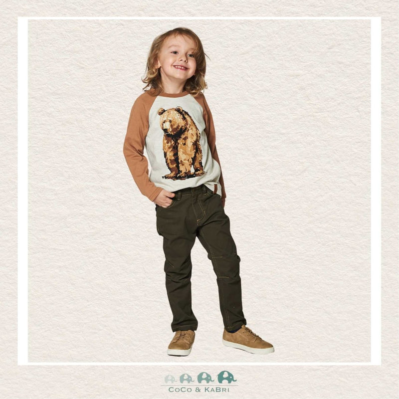 Deux Par Deux: Bear Raglan Jersey T - Shirt, CoCo & KaBri Children's Boutique