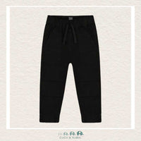 Deux Par Deux: Boys Black Jogger Style Pants, CoCo & KaBri Children's Boutique