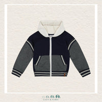 Deux Par Deux: Boys Full Zip Hooded Fleece Top, CoCo & KaBri Children's Boutique