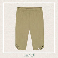 Deux Par Deux Crinkle Jersey Capri - Green, CoCo & KaBri Children's Boutique