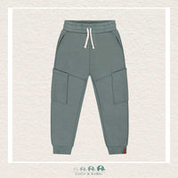 Deux Par Deux French Terry Pant - Stormy Sea, CoCo & KaBri Children's Boutique