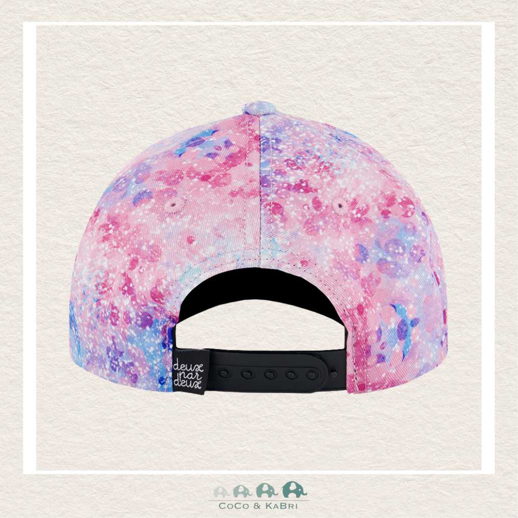 Deux Par Deux Galaxy Print Pink Cap, CoCo & KaBri Children's Boutique