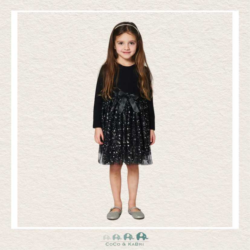 Deux par Deux Girls Dress: Glittering Tulle Skirt, CoCo & KaBri Children's Boutique