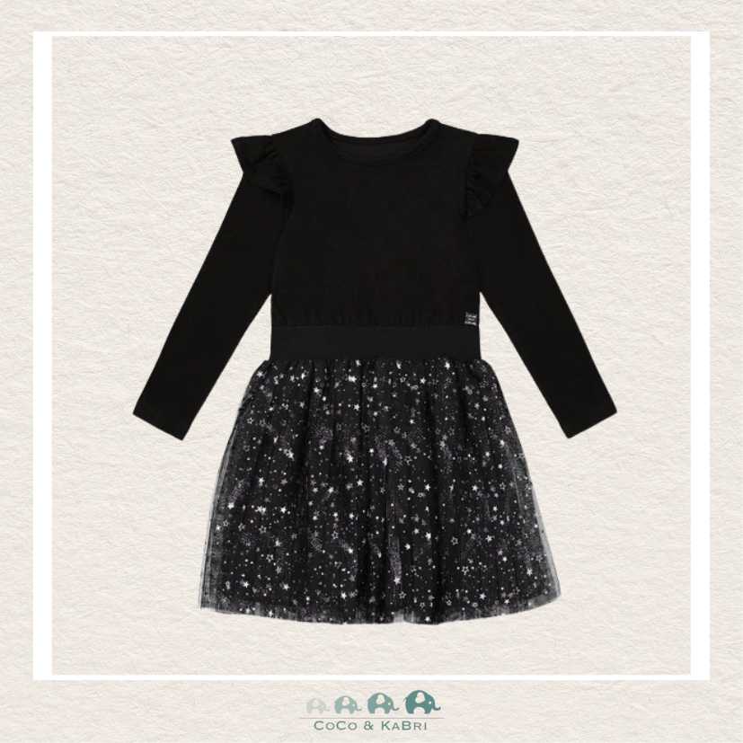 Deux par Deux Girls Dress: Glittering Tulle Skirt, CoCo & KaBri Children's Boutique