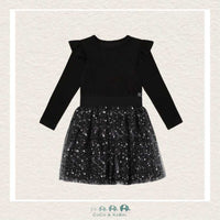 Deux par Deux Girls Dress: Glittering Tulle Skirt, CoCo & KaBri Children's Boutique