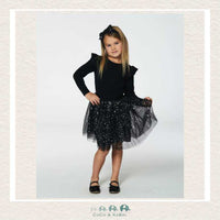 Deux par Deux Girls Dress: Glittering Tulle Skirt, CoCo & KaBri Children's Boutique