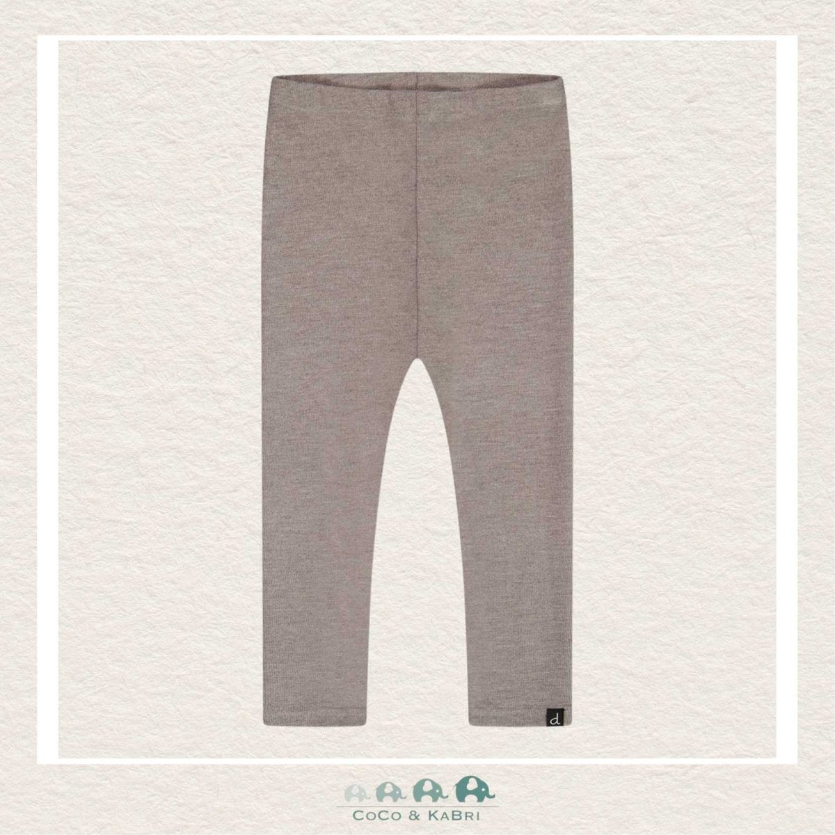 Deux Par Deux: Girls Rib Leggings Grey, CoCo & KaBri Children's Boutique