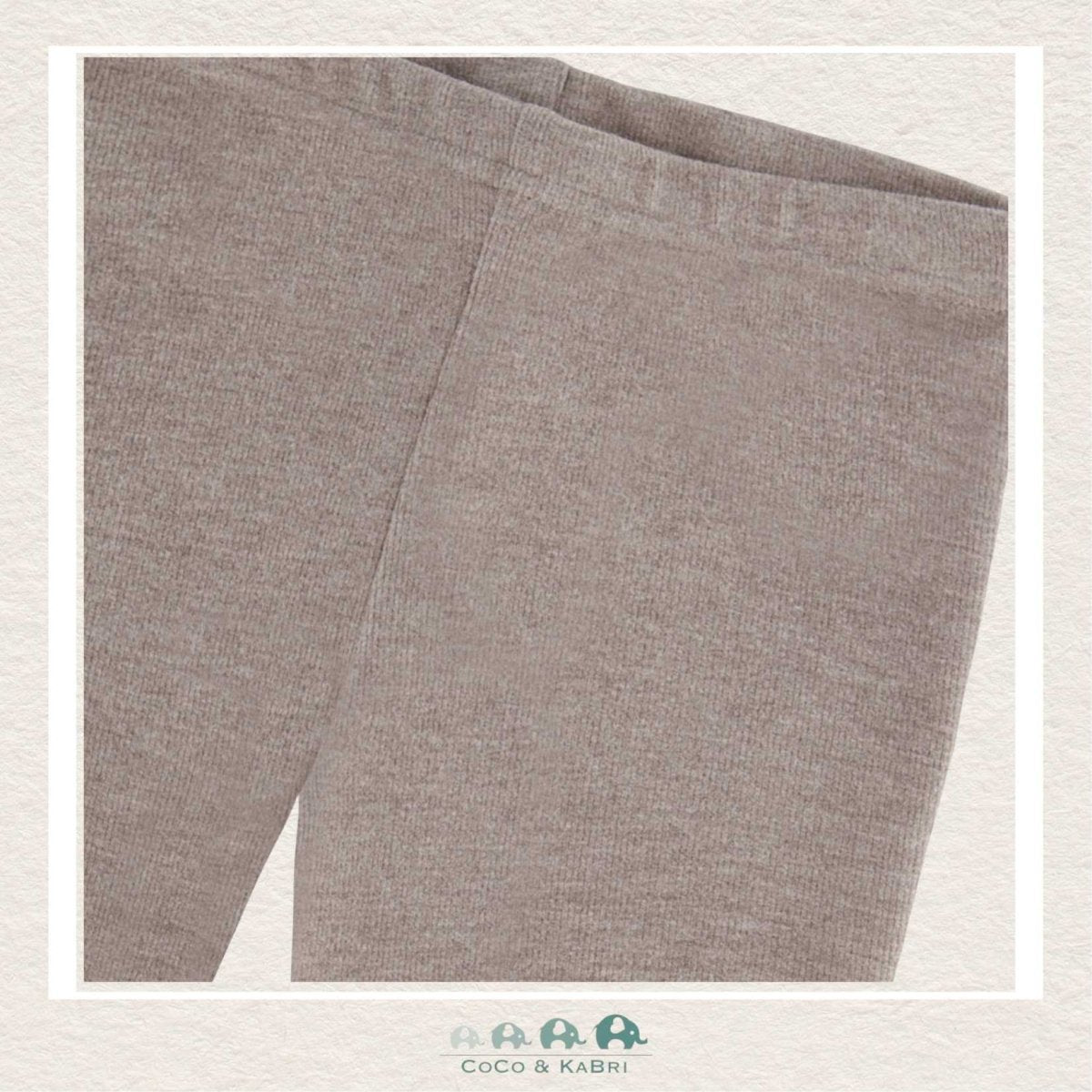 Deux Par Deux: Girls Rib Leggings Grey, CoCo & KaBri Children's Boutique