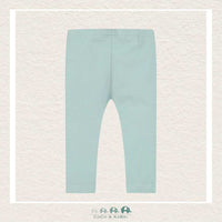 Deux Par Deux Girls Ribbed Capri Pastel Turquoise, CoCo & KaBri Children's Boutique