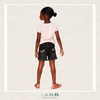 Deux Par Deux Jean Short With Embroidery - Black, CoCo & KaBri Children's Boutique