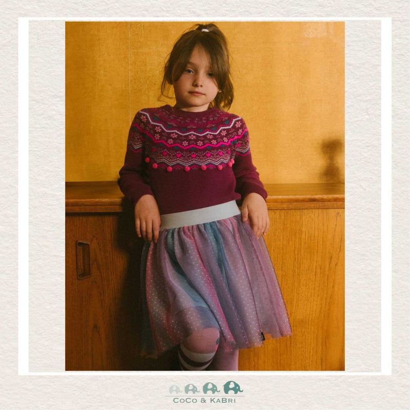 Deux Par Deux: Multicolor Stripe Tulle Skirt, CoCo & KaBri Children's Boutique