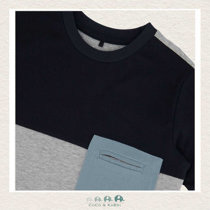 Deux Par Deux Organic Colorblock Jersey T-Shirt, CoCo & KaBri Children's Boutique