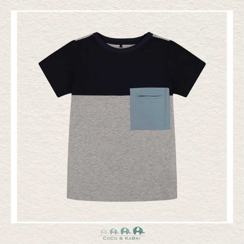 Deux Par Deux Organic Colorblock Jersey T-Shirt, CoCo & KaBri Children's Boutique