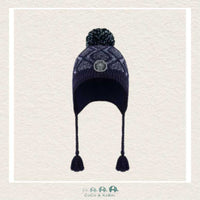 Deux Par Deux Peruvian Knit Hat Heather Blue, CoCo & KaBri Children's Boutique