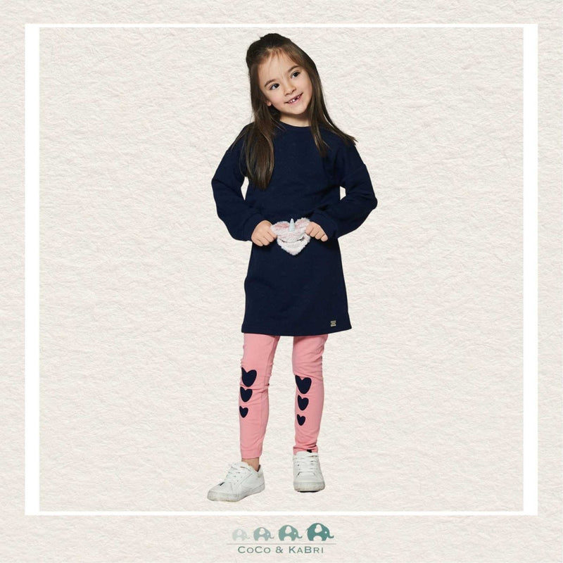 Deux par Deux Quilted Heart Fleece Dress, CoCo & KaBri Children's Boutique