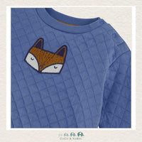 Deux Par Deux Quilted Sweatshirt And Fleece Pant Set Blue, CoCo & KaBri Children's Boutique