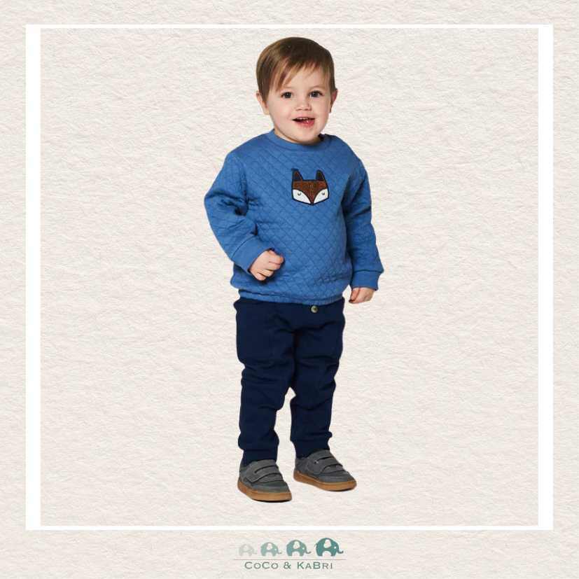 Deux Par Deux Quilted Sweatshirt And Fleece Pant Set Blue, CoCo & KaBri Children's Boutique