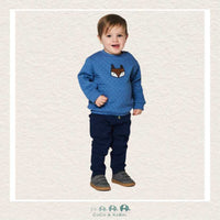 Deux Par Deux Quilted Sweatshirt And Fleece Pant Set Blue, CoCo & KaBri Children's Boutique