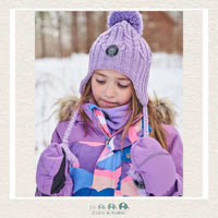 Deux Par Deux Solid Mittens Purple, CoCo & KaBri Children's Boutique