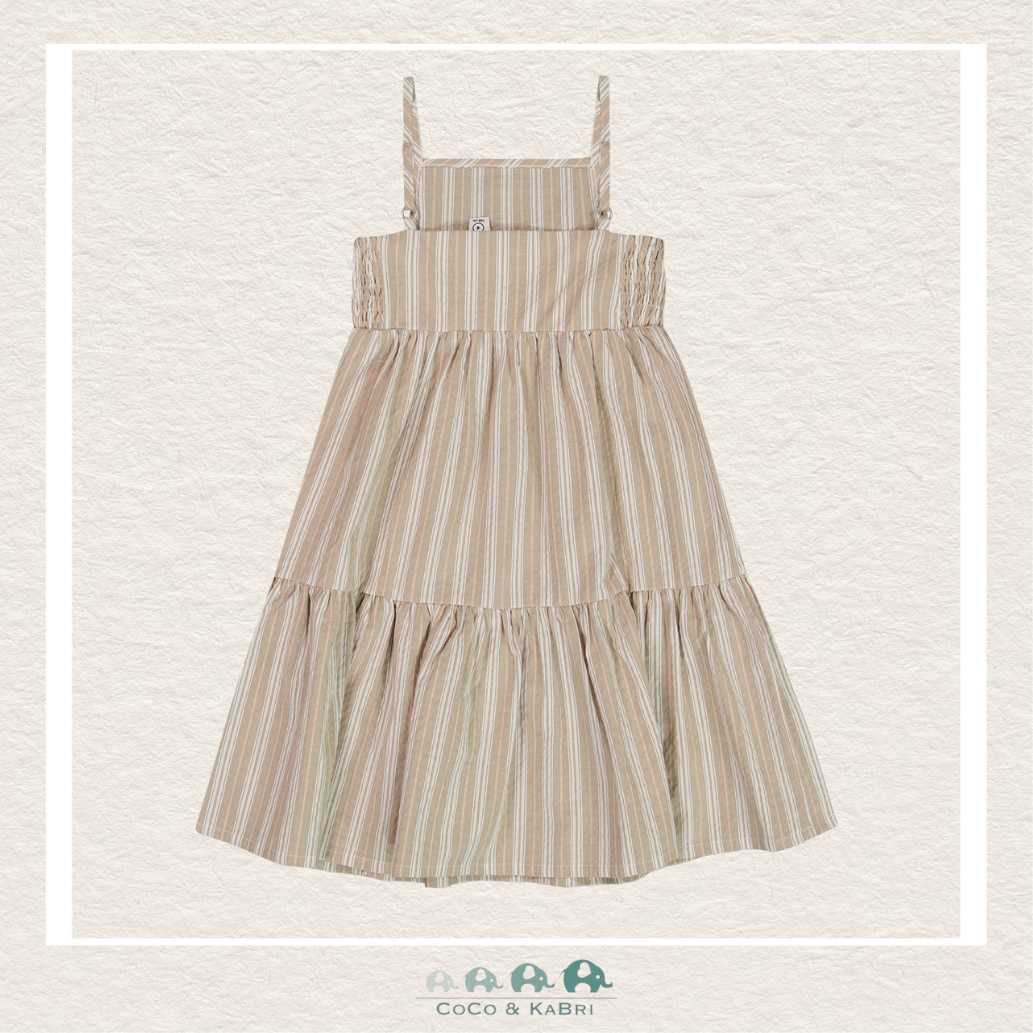 Deux Par Deux Striped Linen Dress, CoCo & KaBri Children's Boutique