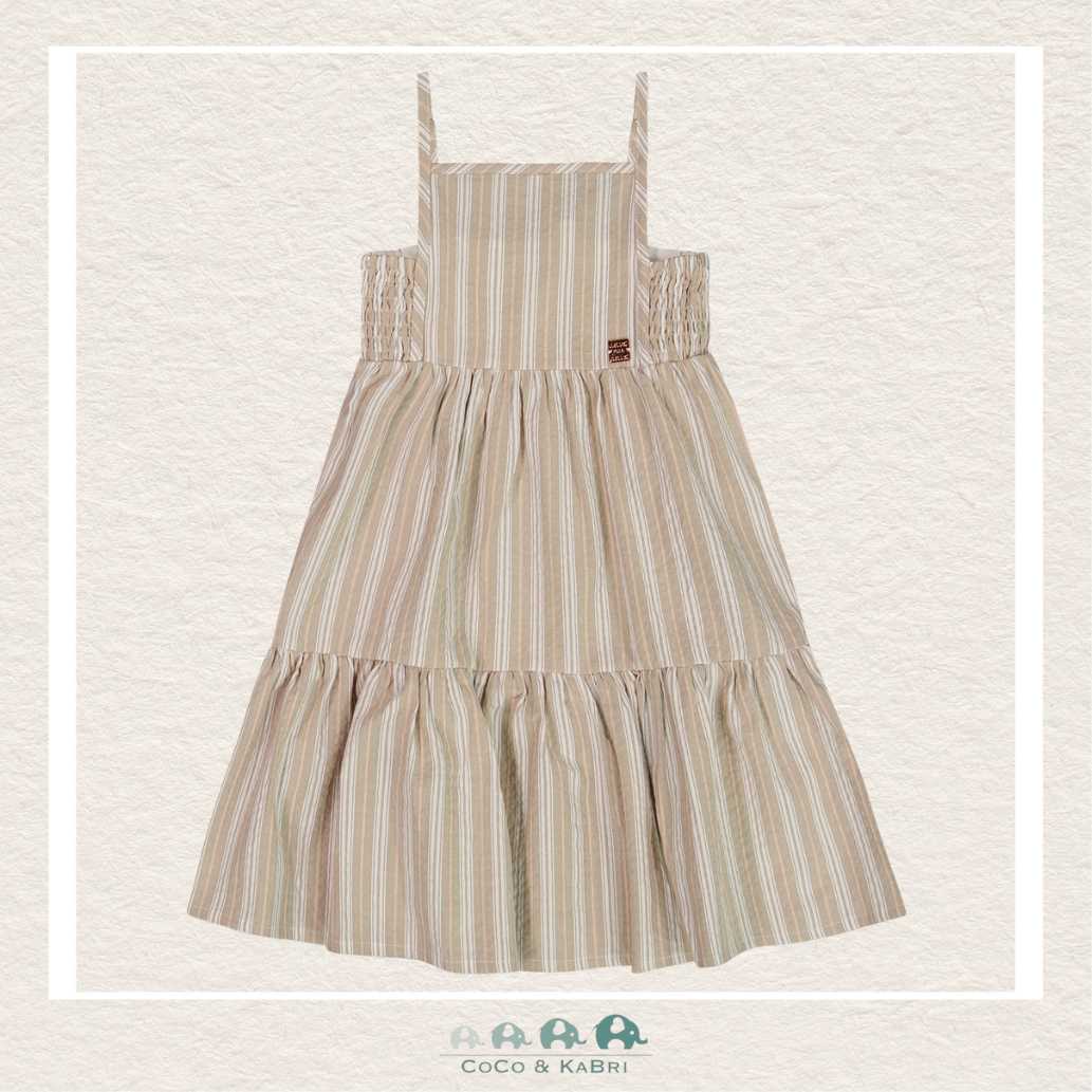 Deux Par Deux Striped Linen Dress, CoCo & KaBri Children's Boutique