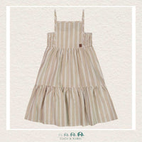 Deux Par Deux Striped Linen Dress, CoCo & KaBri Children's Boutique