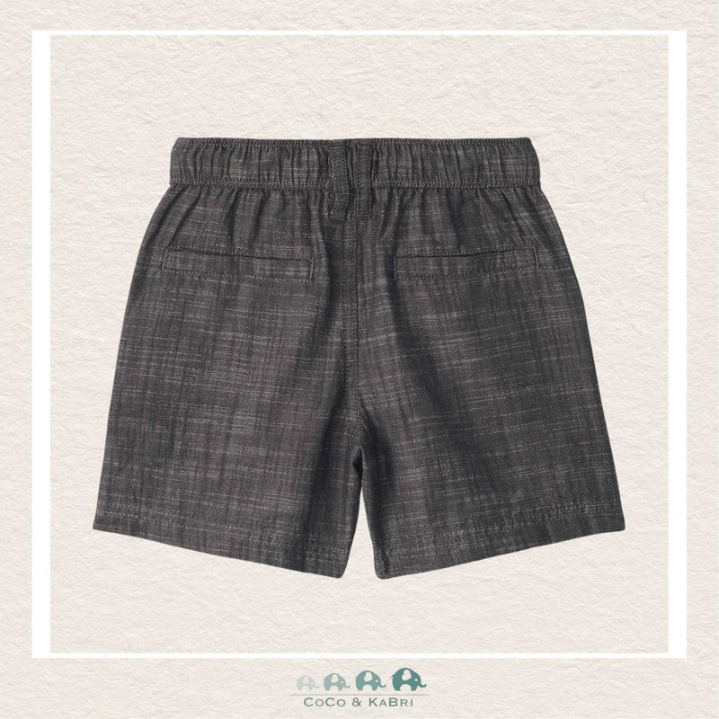 🇨🇦 Hatley: Boys Dark Grey Woven Shorts, CoCo & KaBri Children's Boutique