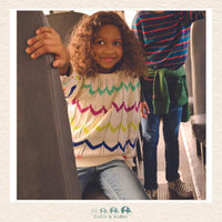 Hatley Girls Sweater - Rainbow Chevron, CoCo & KaBri Children's Boutique