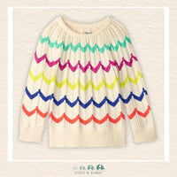 Hatley Girls Sweater - Rainbow Chevron, CoCo & KaBri Children's Boutique