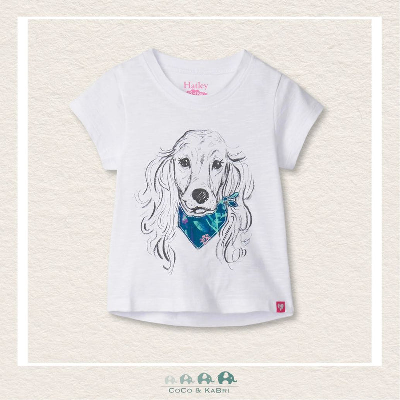 Hatley: Girls Wildflower Puppy Graphic Tee, CoCo & KaBri Children's Boutique