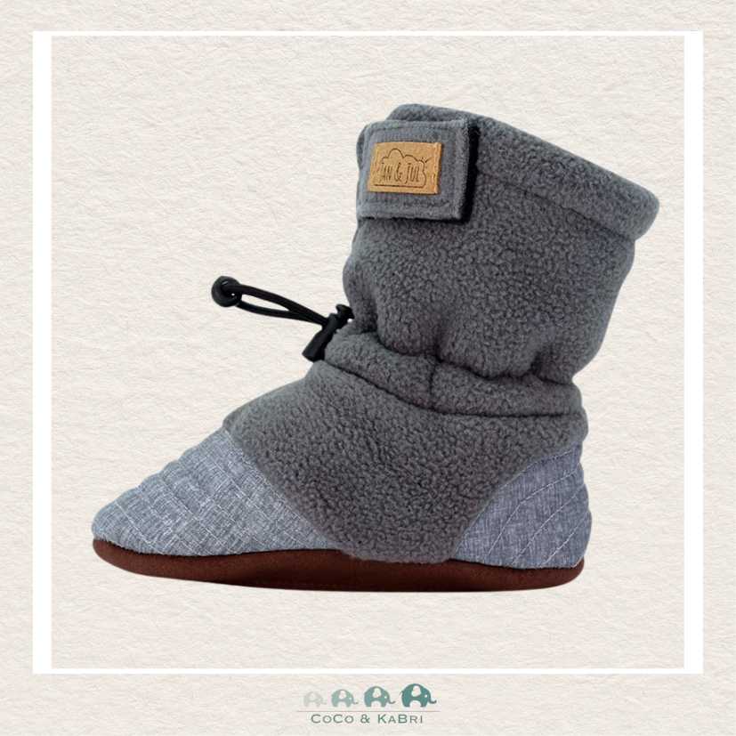 Jan & Jul Baby Stay - Put Cozy Booties | Heather Grey, CoCo & KaBri Children's Boutique