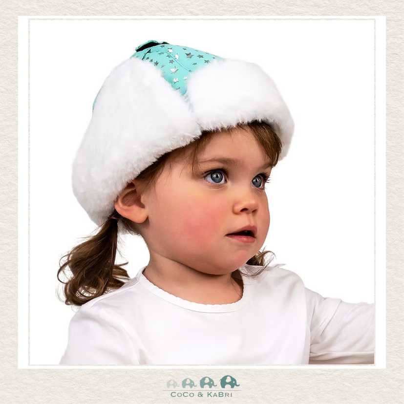 Jan & Jul Toasty - Dry Trapper Hat - Mint Star, CoCo & KaBri Children's Boutique