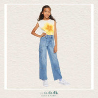 Kan Can: Bay High Rise Slim Straight Cargo Girls Pants, CoCo & KaBri Children's Boutique