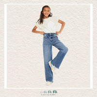 Kan Can: Kitty High Rise Mini Straight Leg Girls Jeans, CoCo & KaBri Children's Boutique